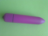 Вибратор женский с 10 режимами вибрации. Вибратор пуля фиолетовый для стимуляции клитора 10см #5, Анна Б.