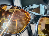 Комплект антибликовые очки для водителя / солнцезащитные / 2 шт в комплекте #14, Андрей с.