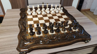 Шахматы + нарды резные "Контргамбит" 50, Harutyunyan #8, Виктор Ч.