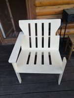 Садовое кресло ВАРИАНТ Home деревянное для улицы, сада, дачи #8, Владимир С.