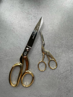Ножницы портновские PREMAX ORO Collection V1196ZD (20 см / 8") золото самозатачивающиеся для шитья #8, Анна Ч.