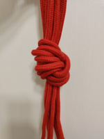 Веревка для связывания, БДСМ, шибари, хлопковая плетеная красная, игрушки товары для взрослых 18+ для женщин или для двоих,6 мм, длина 5м #23, Владимир А.