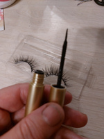 Luxury Lashes Магнитные ресницы 2д с подводкой аниме многоразовые 1 пара #20, татьяна р.