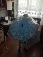 Зонт детский трость для девочек прозрачный полуавтомат #28, Ирина Ф.