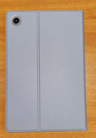 Чехол для планшета Samsung Galaxy Tab A8 10.5" (2021) SM-X200/X205, кожаный, трансформируется в подставку (дымчато-фиолетовый) #22, Яна Ч.