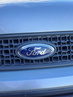 Эмблема (орнамент,шильдик), на капот подходит для автомобиля FORD ФОРД 145х58 мм цвет синий #5, Василий С.