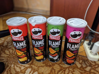 Картофельные чипсы Pringles Flame набор из 4 вкусов по 160 гр / Принглс набор 4 упаковки #5, Алексей Ш.