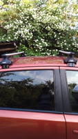Багажник D-LUX 1 на крышу Nissan Note I / Ниссан Ноут 1 хэтчбек 2005-2013 гладкая крыша 120см., аэродинамические дуги, без замка #5, Денис Б.