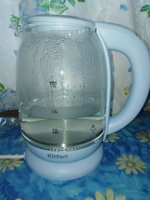 Электрический чайник Kitfort КТ-640-1, голубой #102, Ольга В.