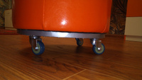 Промышленное прорезиненное колесо поворотное с подшипником для мебели открытое,  50мм 4 шт. #2, Денис К.