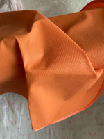 Клеенка детская в кроватку 50*70 см (+/- 2 см) с окантовкой Чудо-чадо, КОЛ08-003, оранжевая / для новорожденных на кровать подкладная многоразовая #60, Кусаева Д.