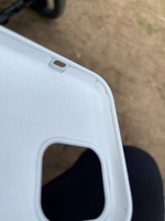 Силиконовый чехол для iPhone 12 Pro Max / Silicone Case DF на Айфон 12 Про Макс с бархатистым покрытием внутри, Белый #31, Валерия М.