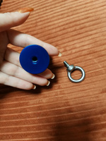 4sexdream Анальная пробка со съемным кольцом, средняя, цвет: синий #2, Вольф Виктория