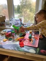 Genio Kids / Тесто для лепки 24 баночки / Мягкий пластилин для малышей 1680 грамм, Инструменты и формочки для детей #114, Ольга П.