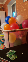 Шарики воздушные "Ассорти" МОСШАР, набор шаров - 50шт, 30 см #8, Виктория Б.