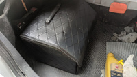 Универсальная сумка в машину / Органайзер в багажник /Автомобильный кофр для хранения вещей и инструментов, размер S, черный-черный #11, Максим С.