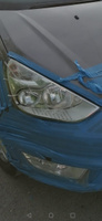 Защитная пленка для фар автомобиля. Тонировка фар глянцевая - 30х97 см, цвет: голубой #65, Вовчик