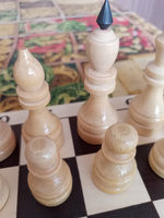 Шахматы деревянные обиходные 40х40, настольная игра #74, Илья К.
