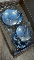 Колпачки заглушки на литые диски Хендай серебро 60/56 мм, комплект 4 шт. #2, Анастасия М.