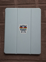Чехол книжка для iPad Pro 12.9 (2022, 2021, 2020, 2018г) с отделением для стилуса, Dux Ducis Toby series голубой #13, Ульяна
