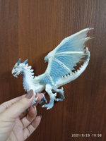 Фигурка животного Derri Animals Ледяной Дракон, для детей, игрушка коллекционная декоративная, 84116, 9х19х13 см #49, Елена Ц.