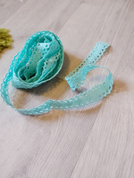 Кружево вязаное, шир 20 мм * уп 2,5 м цвет светло - зеленый для шитья, рукоделия и творчества #60, Евгения С.
