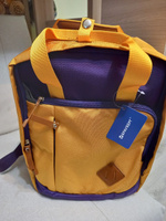 Рюкзак школьный для подростков вместительный Brauberg Friendly молодежный, горчично-фиолетовый, 37х26х13 см #8, Роман Н.