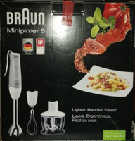 Блендер погружной Braun MultiQuick 5 MQ535 SAUCE, мощность 600 Вт, система EasyClick, 2 скорости, 3 насадки, турбо режим, импульсный режим #4, Чайков Михаил Александрович