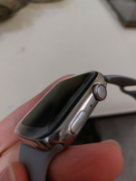Гидрогелевая защитная пленка (Глянцевая) для Apple Watch Series 7, 8, 9 (45mm) 3шт/бронепленка эпл вотч 7 8 9 45мм #122, Екатерина М.