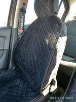 Накидка на сиденье на Передние сиденья, Сиденье водительское, Велюр натуральный, 2 шт. #9, object 7