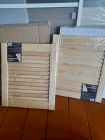 Дверь жалюзийная деревянная Timber&Style 467х394 мм, в комплекте 1 шт, сорт Экстра #123, Римма Б.