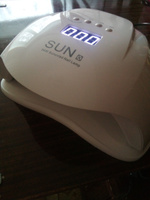 KERIS Лампа для маникюра Sun X 54W со съёмным дном для сушки ногтей LED/UV Сан 10 54 Вт #73, Татьяна А.