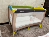 Манеж детский двухуровневый / манеж-кровать с лазом Pituso Granada 120x60 Beige/Бежевый #11, Ирина К.