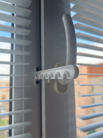 Ограничитель оконный металлический, 3шт/ гребенка с фиксатором для регулировки открывания створки и двери балкона для проветривания #2, Регина А.
