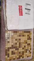 Плитка Мозаика стеклянная бежевая Albero (уп.5 шт)/ на сетке 327х 327 мм / размер квадратика 20x20x4 мм/ толщина 4 мм #69, Алексей Л.