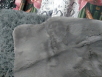 Коврик-шкура серый из искусственного меха 60х90 см / Декоративный пушистый коврик из шкуры В стиле IKEA / В гостиную В спальню как в Икея #74, Алла Г.