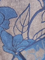 Cleanelly Полотенце для лица, рук Lobelia blu, Хлопок, 50x90 см, голубой, 1 шт. #164, Ирина Т.