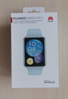 Умные часы Huawei Watch Fit 2 Active Edition (Yoda-B09S) Isle Blue / Smart watch / серо-голубой #8, Марина Л.