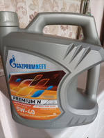 Gazpromneft 5W-40 Масло моторное, Синтетическое, 4 л #2, Тимур Д.
