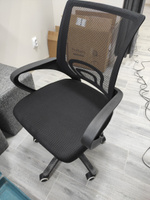 Кресло компьютерное RIDBERG CH-695, черный стул компьютерный, на колесиках, для школьника, офисный, офисное, для руководителя. #88, Светлана Г.