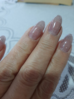 Гель лак для ногтей TNL Shine bright розовый светоотражающий с блестками №8, 10 мл #142, Татьяна Л.