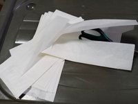 Крафт пакет бумажный V образное дно, 9*20,5 см (глубина 4 см), 200 штук, без ручек #45, Павел О.