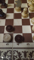 Шахматы, шашки и нарды 3 в 1, деревянная настольная игра большая 41*41 см #1, Елена К.