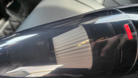 Ручной автомобильный пылесос. Мощный проводной авто пылесос для химчистки салона машины. Чёрный #7, Алёна И.