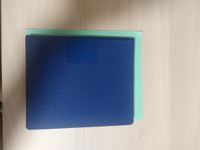 Бизнес-блокнот "Tweedi" 150х180 мм/синий, гибкая обложка, в линейку #6, Данила К.