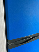 Клеящая пленка для мебели. Плёнка самоклейка с алмазной крошкой 100х152 см, цвет: синий #68, Анастасия Г.