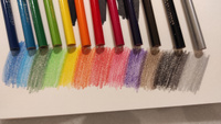 Карандаши цветные акварельные для рисования художественные Brauberg PREMIUM AQUARELLE, 12 цветов, грифель 4 мм #100, Евгения Ч.