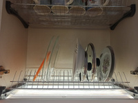 Сушилка для посуды в шкаф 600 мм хромированная, встраиваемая сушка #33, Иван Л.