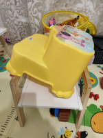 Табурет двухступенчатый детский DD Style 365x345x220,детский стул стремянка,пластиковая мебель для детей, желтый #2, Ольга Э.