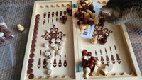 Шахматы, шашки и нарды 3 в 1, деревянная настольная игра большая 41*41 см #4, Алексей Р.